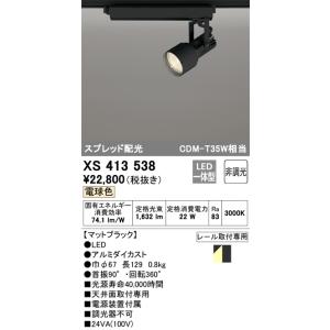 安心のメーカー保証 【インボイス対応店】 XS413538 オーデリック照明器具 スポットライト LED 実績20年の老舗の商品画像
