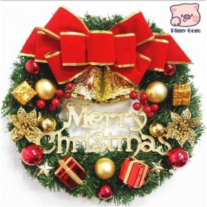 赤字クリスマスリース クリスマス飾り 玄関飾り...の詳細画像4
