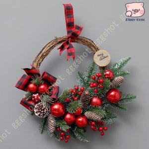 クリスマスリース クリスマス飾り 玄関リース ...の詳細画像1