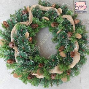 クリスマスリース ナチュラル 北欧風 大人シン...の詳細画像2
