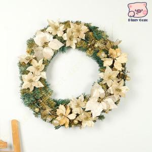 クリスマス飾り クリスマス リース オーナメント クリスマス花輪 ナチュラルリース 豪華 開店祝い 新築祝い 内祝い 開業祝い 雰囲気満載 インテリア