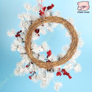 クリスマスリース クリスマス 玄関 飾り かわいい ドアリース クリスマス雑貨 吊り下げ 装飾品 クリスマスツリー 壁 窓 飾り付け デコレーション