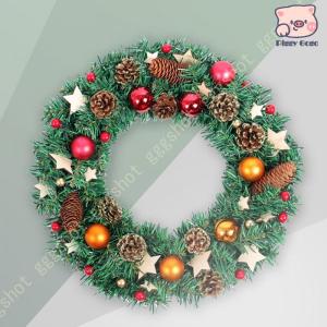 クリスマス飾り クリスマスリース 玄関リース ...の詳細画像4