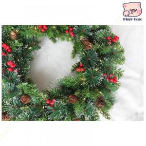 クリスマスリース 玄関ドア用 クリスマス飾り ...の詳細画像5