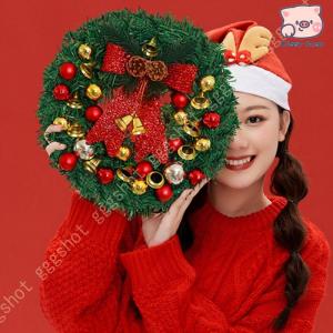 クリスマス 飾り リース レッド 玄関 部屋 ...の詳細画像5
