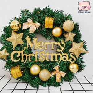 メリー！クリスマス♪ 可愛い 冬 クリスマスリース 豪華 開店祝い 新築祝い 内祝い 開業祝い Xmas クリスマス 飾り インテリア 玄関 ドア