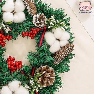 クリスマス 飾り クリスマスリース 松笠 果実...の詳細画像5