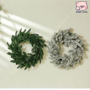 クリスマスリース クリスマス飾り ドア 玄関リース 壁掛け インテリア 店舗用 クリスマス花輪 ドア 玄関 庭園 壁飾り ガーランド デラックスリース