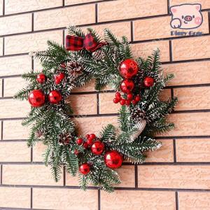 クリスマスリース クリスマス花輪 豪華 松ぼっ...の詳細画像1