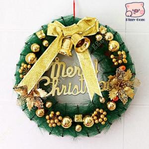 クリスマス リース ゴージャス クリスマス 飾り インテリア 玄関 ドア 飾り アクセサリー クリスマス ドアガーランド 飾り 贈り物 ギフト 年末