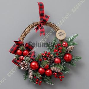 クリスマスリース クリスマス飾り 玄関リース ...の詳細画像1