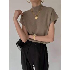 Tシャツ レディース サマーニット ス カット...の詳細画像3