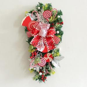 クリスマスリースクリスマススワッグ大きいオーナ...の詳細画像2