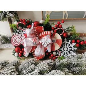 クリスマスリースクリスマススワッグ大きいオーナ...の詳細画像3