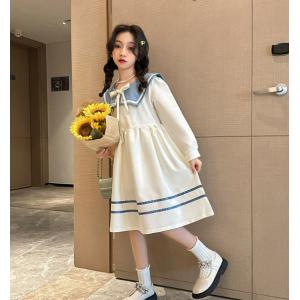 ワンピース ドレス 子供 女の子 ガールズ 長...の詳細画像3