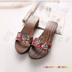 下駄 スリッパサンダル レディース 浴衣向け ...の詳細画像4