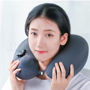 ポンプ式 ネックピロー U型 空気枕 首枕 携...の詳細画像4
