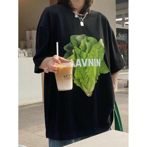 Tシャツ レディース 半袖 夏 5分袖 レタス...の詳細画像2
