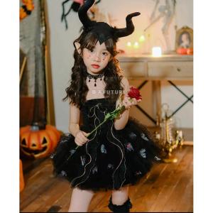女の子 ハロウィン衣装 子供 コスプレ 魔女 ...の詳細画像4