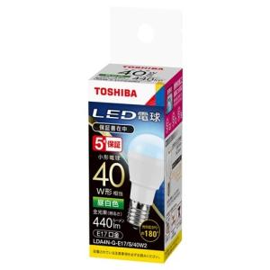 TOSHIBA LED電球 2個セット E17 5000K　12セット ksdenki_4974550553759