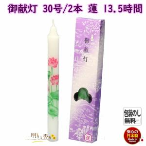 御献灯 30号 2本 約13時間30分