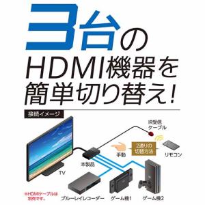 ミヨシ MCO 3台Full HD用HDMI ...の詳細画像2