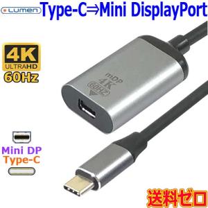 Lumen ルーメン LAD-4K60CMmDF Type C 搭載端末の動画を Mini Display Port 大画面に映す 4K60Hz Thunderbolt 3 対応 【n】 Type C to Mini DPの商品画像