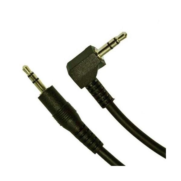 ステレオミニプラグケーブル AUX 片端 L型 オーディオケーブル 3m オスーオス 3.5mm 3...