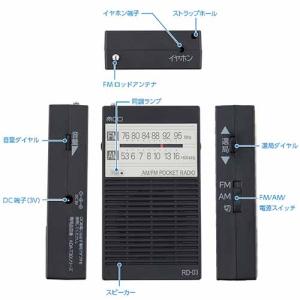 ミヨシ MCO RD-03 ワイドFM対応 ポ...の詳細画像2