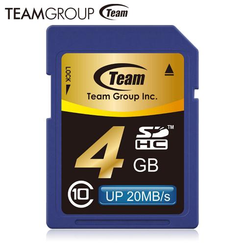 Team SDHC SDカード メモリーカード SDHCカード 4GB Class10 20Mb/s...
