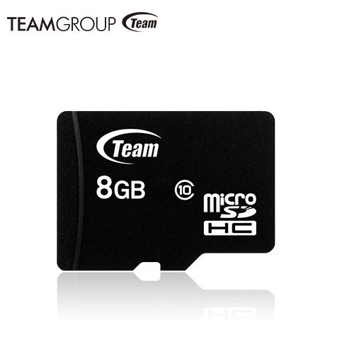 Team Micro SDHCカード Class10 8GB SDアダプタ付 TG008G0MC28...