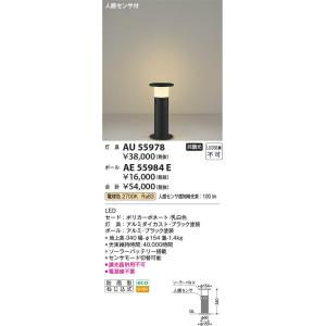 コイズミ照明 AU51320 照明器具 人感センサ付LEDガーデンライト (60W