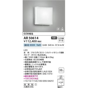 AR50614  照明器具 LED階段通路非常・誘導灯 LED（昼白色） コイズミ照明(KAC)｜akariyasan