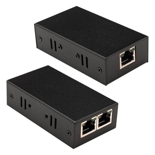 Leehitech 1 to 2 ポート POE エクステンダー 100Mbps 信号伝送 IEEE...