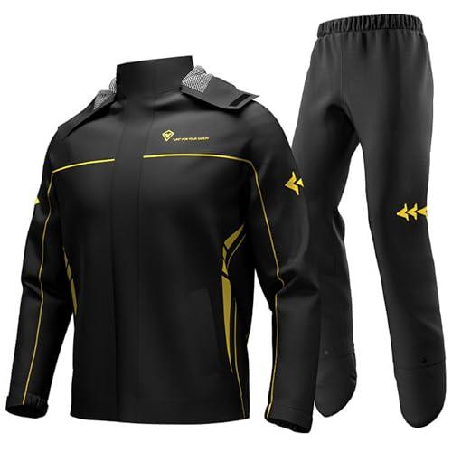 RENHE バイク用レインウェア メンズ 上下セット バイク用レインスーツ 防水 レディース レイン...