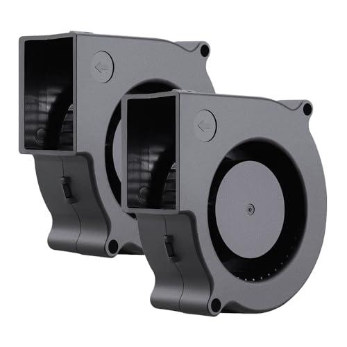 GDSTIME シロッコファン 2PCS 75 mm x 30 mm 12V DC ブロワーファン、...