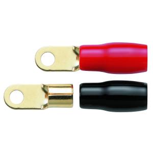 オーディオテクニカ TL4-M6R ケーブルターミネータR型圧着タイプ赤/黒 各1個入4ゲージまでネ...