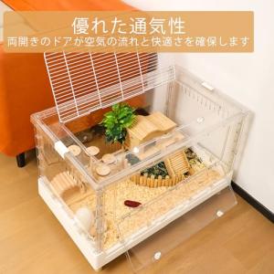 Ruexue ハムスターケージ&モルモットケー...の詳細画像1