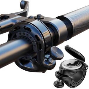 AirTag用自転車ベル AirTag ベルに隠されたAirTag、防水、ネジとツール付き、バイクMTBマウンテンバイク用、22-31.8mmハ