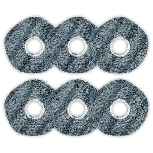 6枚入り X10 Pro Omni ロボット掃除機対応交換用モップパッド Eufy X10 Pro ...