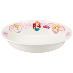 新 ディズニー プリンセス カレー皿 子供用食器 ホワイト 18cm 114115の商品画像