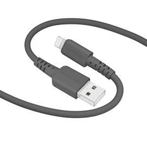 MOTTERU モッテル USB-A to Lightning シリコンケーブル Mfi認証 充電 データ転送 しなやかでやわらかい 絡まないの商品画像