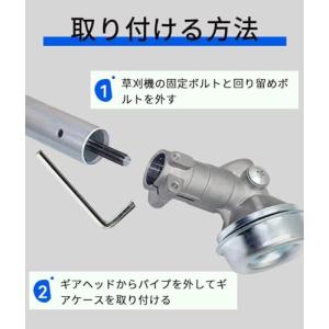 ギヤケース 草刈機 草刈り機部品 芝刈機 ギア...の詳細画像5