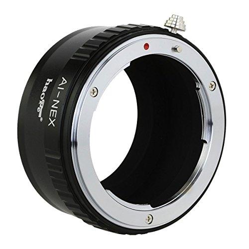 Haoge レンズマウントアダプター Nikon AI/AIS/Dマウントレンズからに適用Sony ...