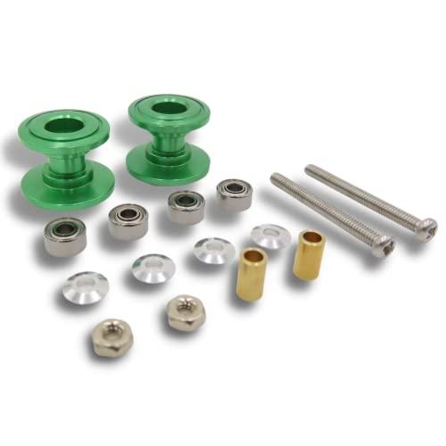 TAGATORON（タガトロン）軽量2段アルミローラーセット 13-12mm 2個セット 6. グリ...