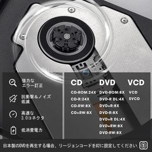 外付CD・DVDドライブ USB3.0/Typ...の詳細画像4