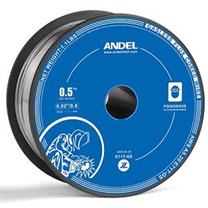 ANDELI ノンガス軟鋼 MIG溶接 フラックス入り溶接ワイヤ 0.8φ* 0.45kg