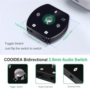 COOIDEA 3.5mm オーディオセレクタ...の詳細画像4