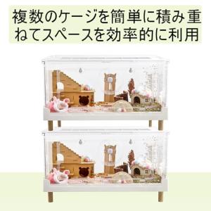 Ruexue ハムスターケージ&モルモットケー...の詳細画像3