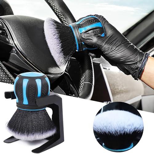 Ysemco 洗車ブラシ 車用ディテールブラシ ラージエリアブラシ ボールブラシ 車内掃除用 収納ラ...